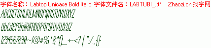 查看字体及作者详细介绍