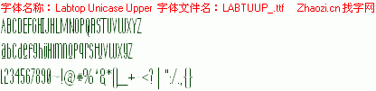 查看字体及作者详细介绍