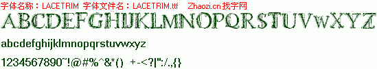 查看字体及作者详细介绍