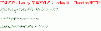 查看字体及作者详细介绍