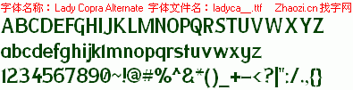 查看字体及作者详细介绍