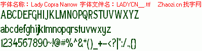 查看字体及作者详细介绍