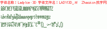 查看字体及作者详细介绍