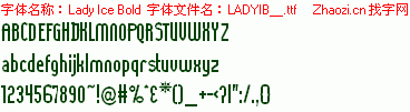 查看字体及作者详细介绍