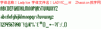 查看字体及作者详细介绍