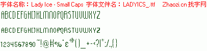 查看字体及作者详细介绍