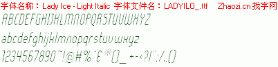 查看字体及作者详细介绍