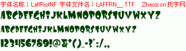查看字体及作者详细介绍