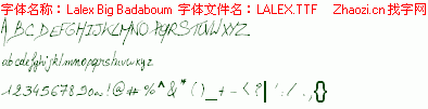 查看字体及作者详细介绍