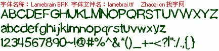 查看字体及作者详细介绍