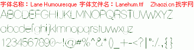 查看字体及作者详细介绍