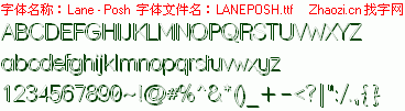 查看字体及作者详细介绍