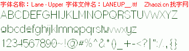 查看字体及作者详细介绍