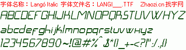 查看字体及作者详细介绍