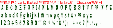 查看字体及作者详细介绍