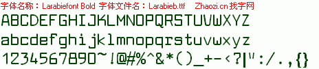 查看字体及作者详细介绍
