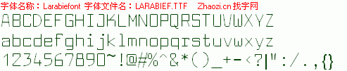 查看字体及作者详细介绍