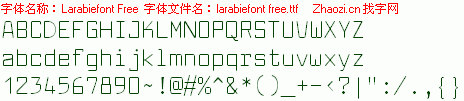 查看字体及作者详细介绍