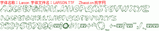 查看字体及作者详细介绍