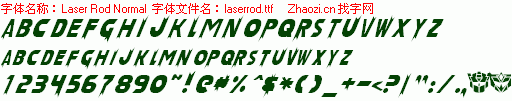 查看字体及作者详细介绍