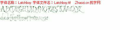 查看字体及作者详细介绍