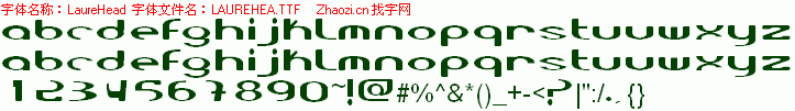 查看字体及作者详细介绍