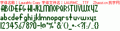 查看字体及作者详细介绍