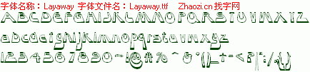 查看字体及作者详细介绍
