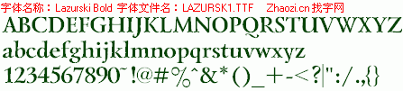查看字体及作者详细介绍