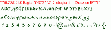 查看字体及作者详细介绍