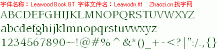 查看字体及作者详细介绍