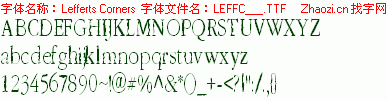 查看字体及作者详细介绍