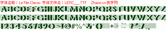 查看字体及作者详细介绍