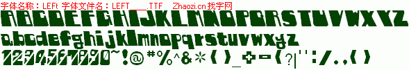 查看字体及作者详细介绍