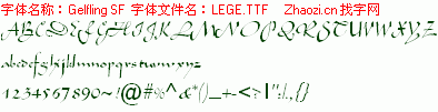 查看字体及作者详细介绍