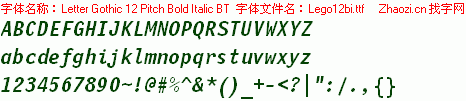 查看字体及作者详细介绍
