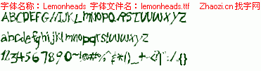 查看字体及作者详细介绍