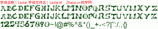查看字体及作者详细介绍