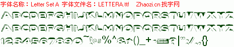 查看字体及作者详细介绍