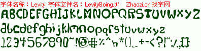 查看字体及作者详细介绍