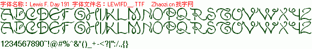 查看字体及作者详细介绍