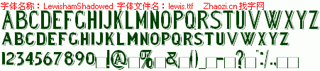 查看字体及作者详细介绍