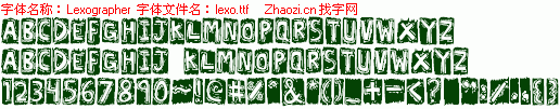 查看字体及作者详细介绍