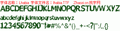 查看字体及作者详细介绍