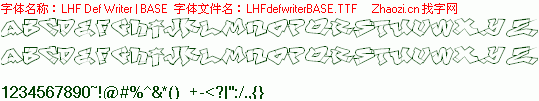 查看字体及作者详细介绍
