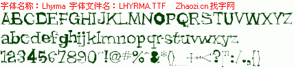 查看字体及作者详细介绍