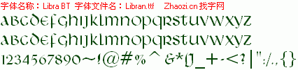 查看字体及作者详细介绍