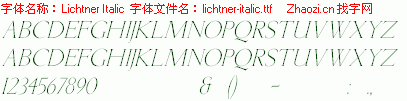 查看字体及作者详细介绍