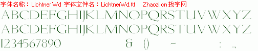 查看字体及作者详细介绍