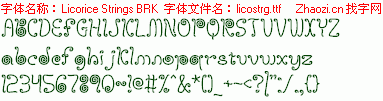 查看字体及作者详细介绍